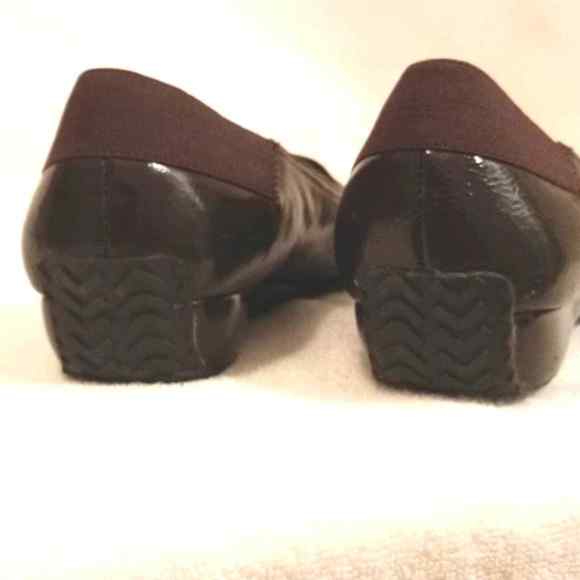 Kenneth Cole Gentle Souls Comfort Shoes Sz 8.5 Brown Patent Leather Office Glam - Picture 11 of 12